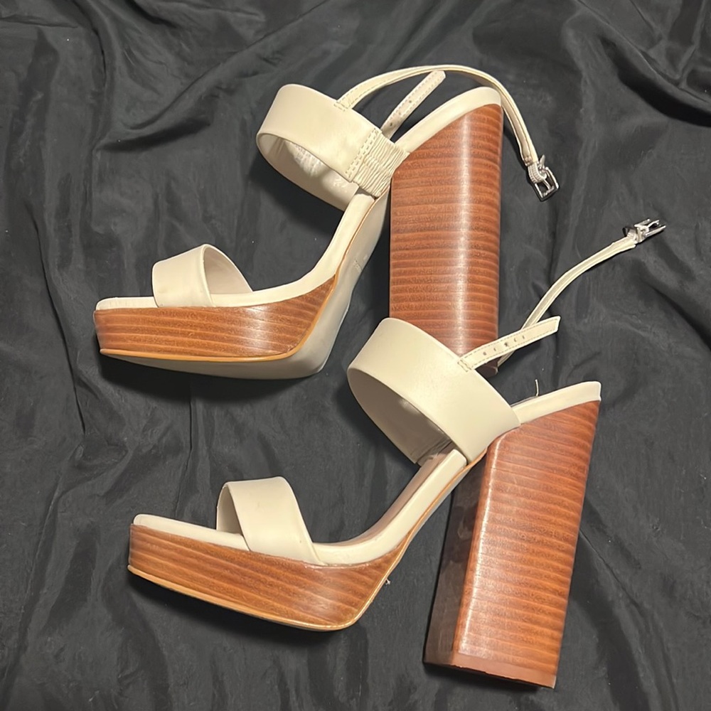Steve Madden chunky 5 inch heel